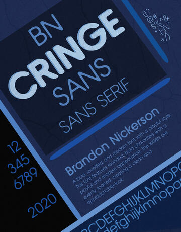 Type Full Color Poster Design